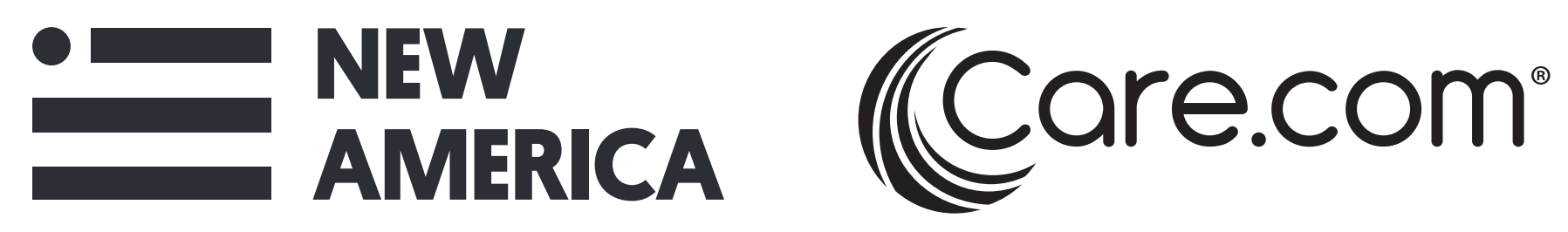 New America and Care.com logos