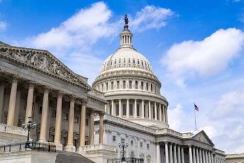 Exterior of the U.S. Capitol during the daytime