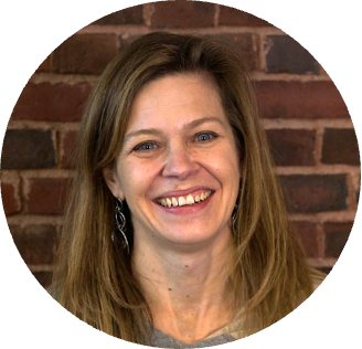 Head shot of Susan Rivers, long straight light brown hair