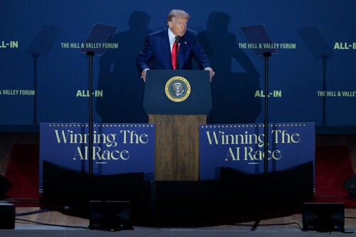 Trump speaks about AI literacy